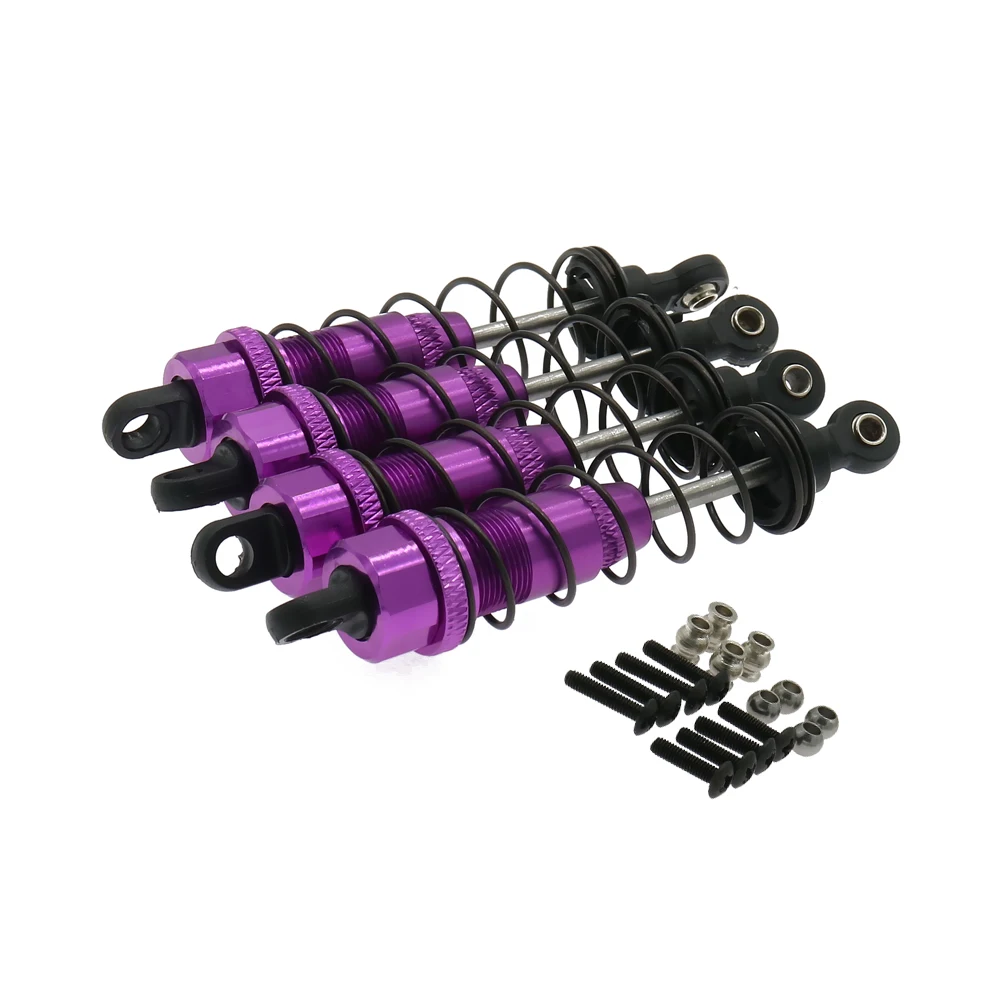 4 шт. сплав 90 мм маслозаполненная длина регулируемый амортизатор для Rc хобби