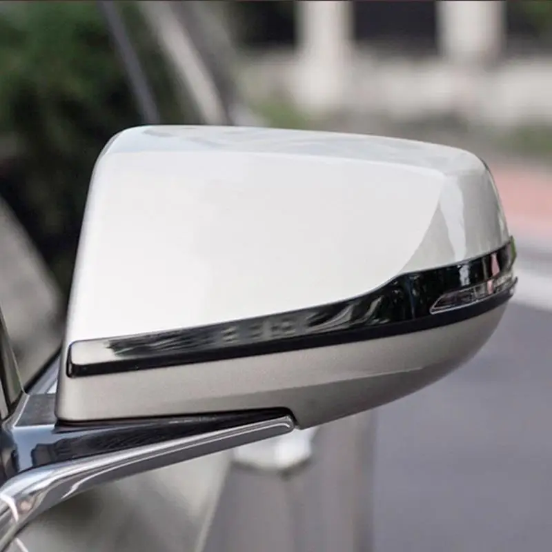 Auto Foot Pedal Wing Mirror Handle Door Automobile Decorative Chromium Car Styling Bright Sequins Covers 18 19 FOR Cadillac CT6 |