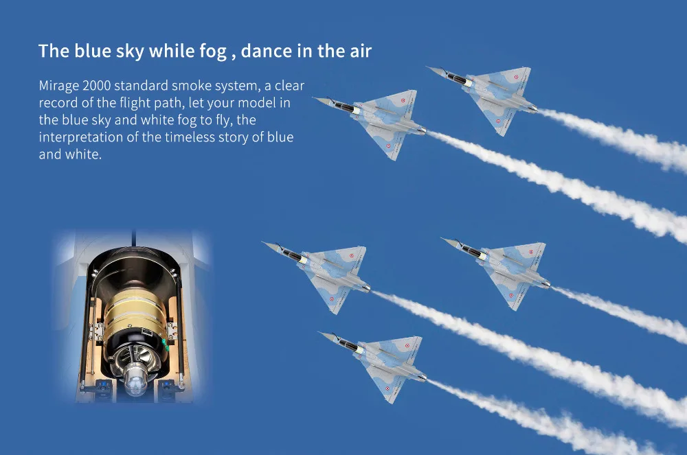 MIRAGE 2000 пена RC реактивный камуфляж самолет 6/K60 турбинный двигатель Береговая охрана живопись RC фиксированное крыло Jetcat самолет PNP/ARF