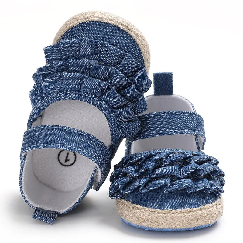 

Summer Bowknot Newborn Girl Toddler Baby Soft Sole Shoes Crib Prewalker Shoes