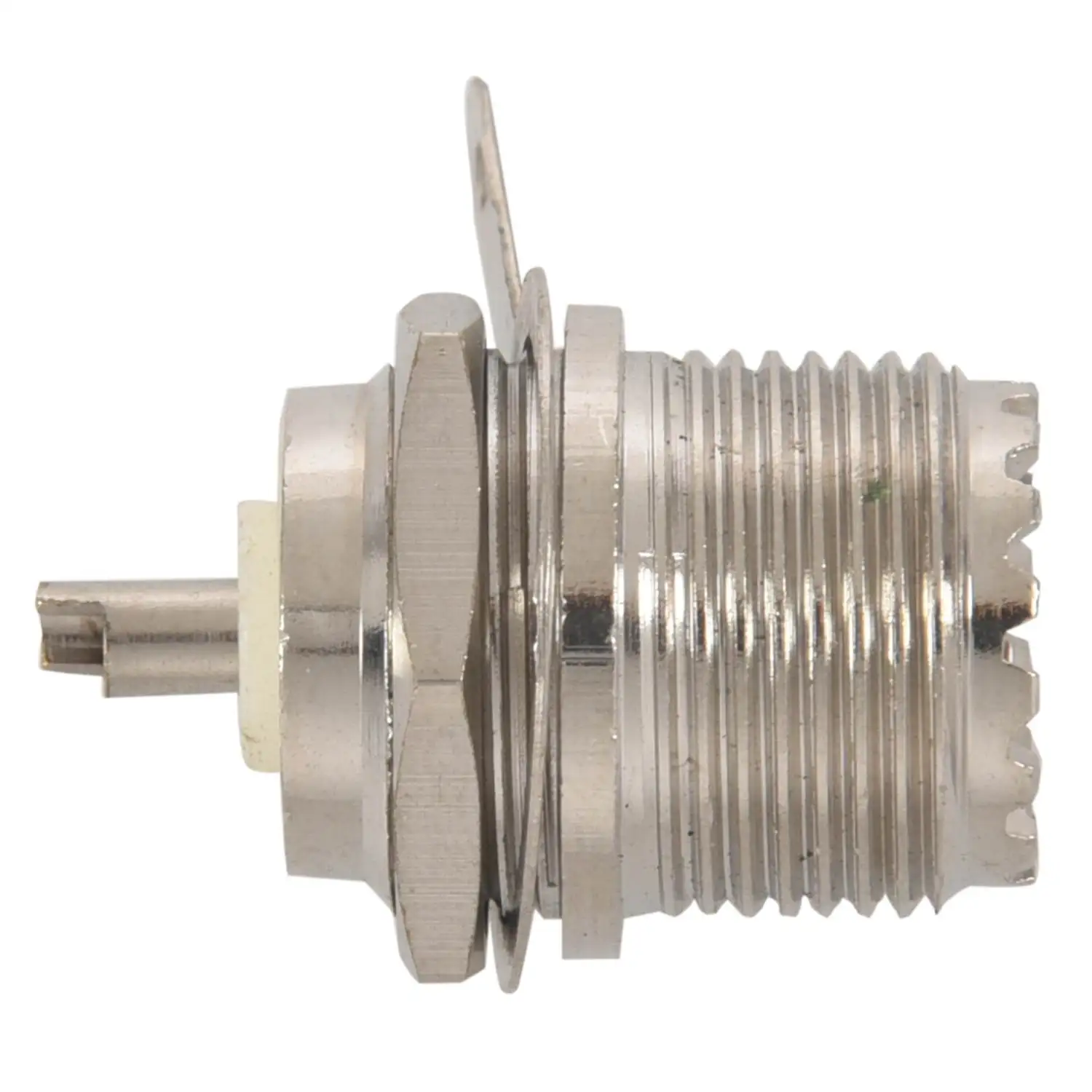 UHF Female SO239 Jack переборка припоя Панель Крепление прямой коннектор RF