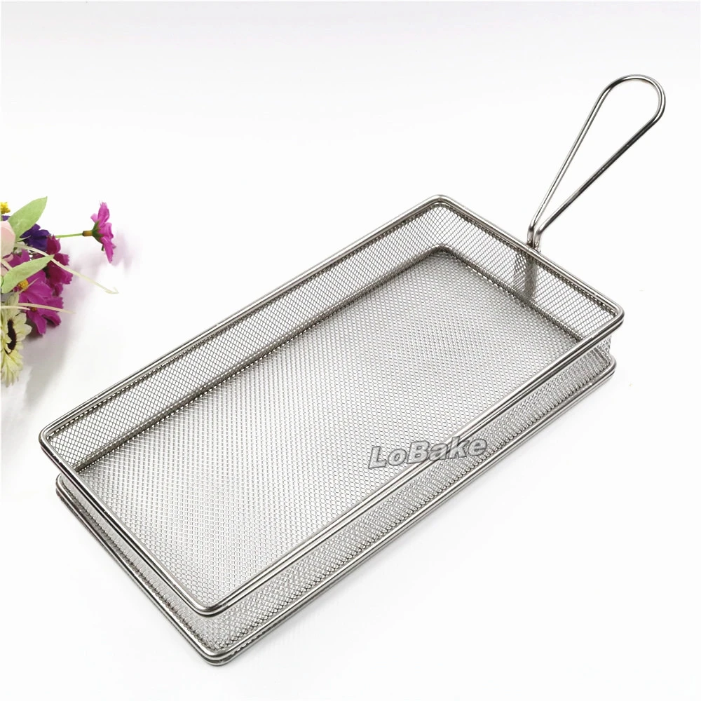 Новый Большие Размеры 25*13 см прямоугольник из нержавеющей стали сковорода