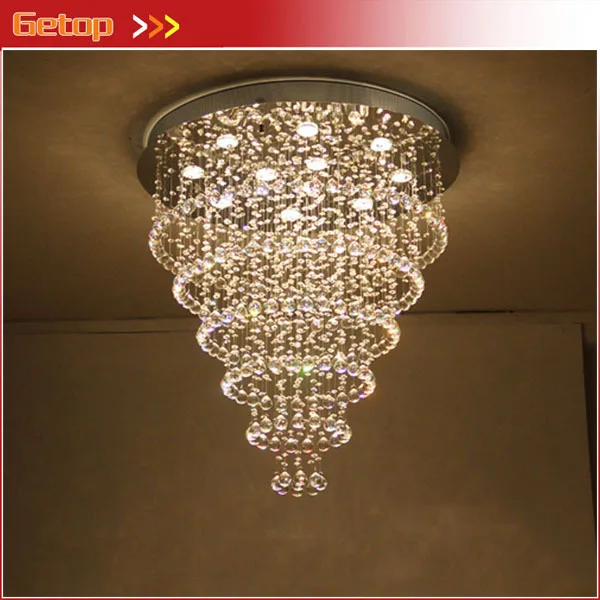 Лучшая цена K9 Хрустальная люстра &quotкапля дождя&quot потолочная лампа со