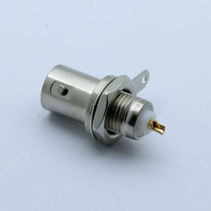 100 шт./лот гнездо BNC Женский Гайка припойный RF разъем адаптера провода conector