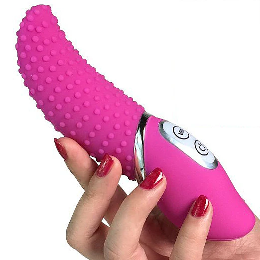 Взрослые силиконовые язык G Spot Клитор Массажер зерна вибратор мастурбатор секс