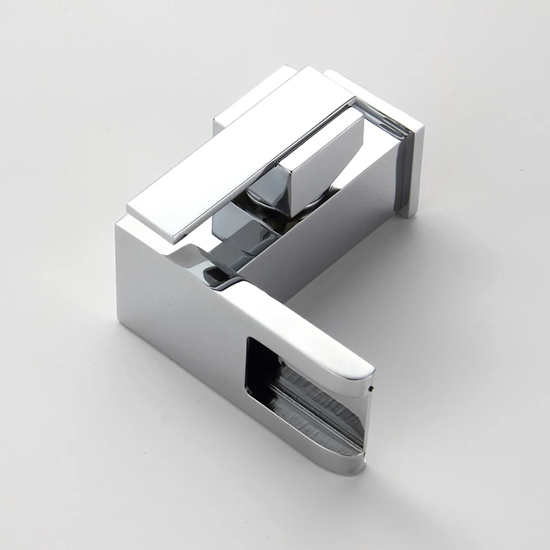 

Modern Waterfall LED Basin Faucet Bathroom Square Chrome Finish Deck Mounted Sink Faucets Single Handle Mixer Water Tap LT-519