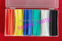 150pcs lot 7 0mm 10cm length pvc heat shrink tube ratio 21 sleeving red yellow blue green white black six color one size