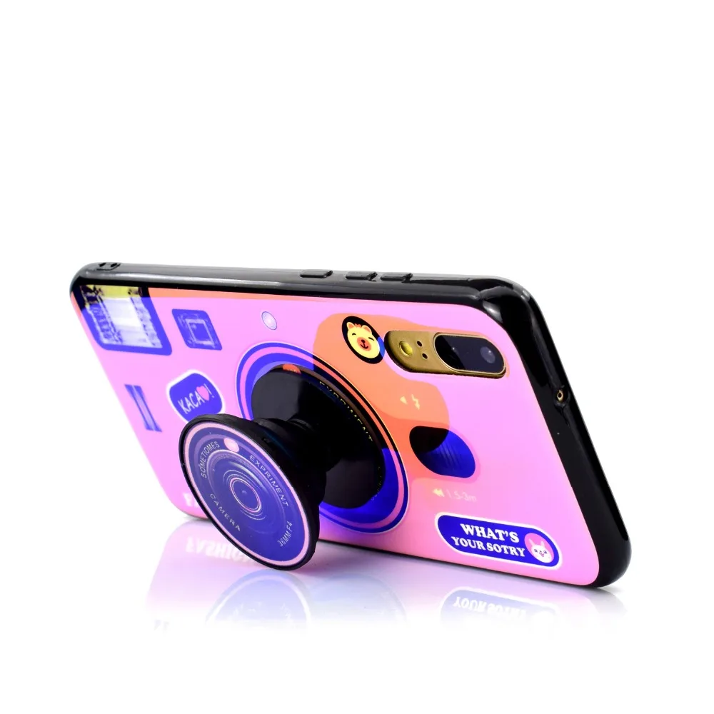 3D Camera Case for coque Xiaomi Mi 8 Mi8 A2 Lite / Redmi Note 5 Pro Etui Telefoon Hoesjes | Мобильные телефоны и