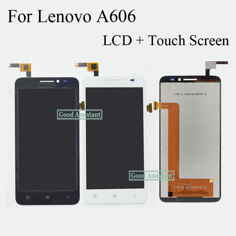 Черный/белый 5 0 дюймов для Lenovo A606 ЖК дисплей + сенсорный экран дигитайзер Датчик