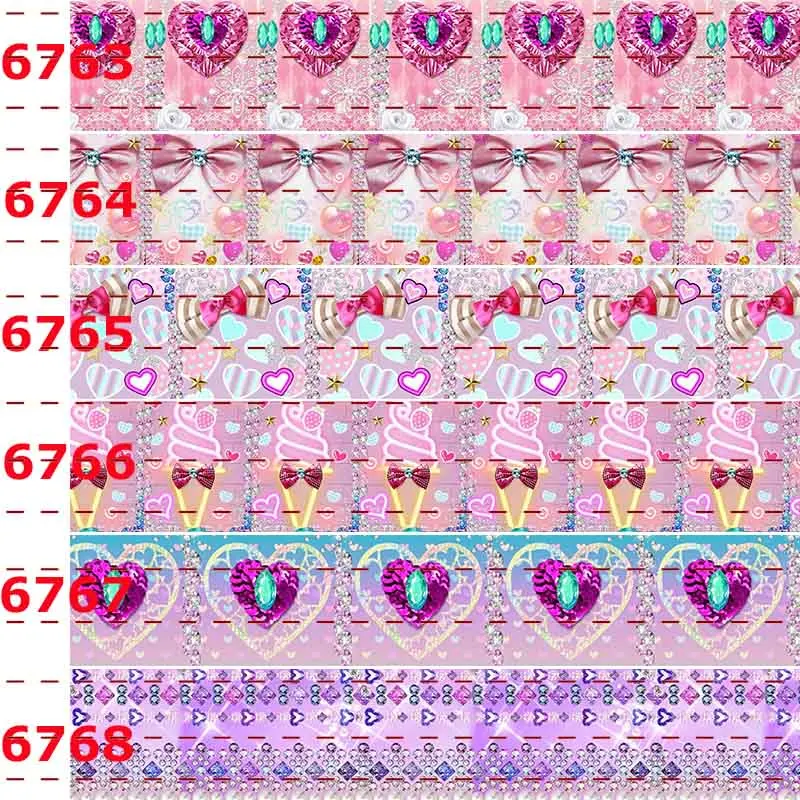 10 ярдов-разные размеры-фиолетовая Хрустальная лента с принтом корсажная | Дом и