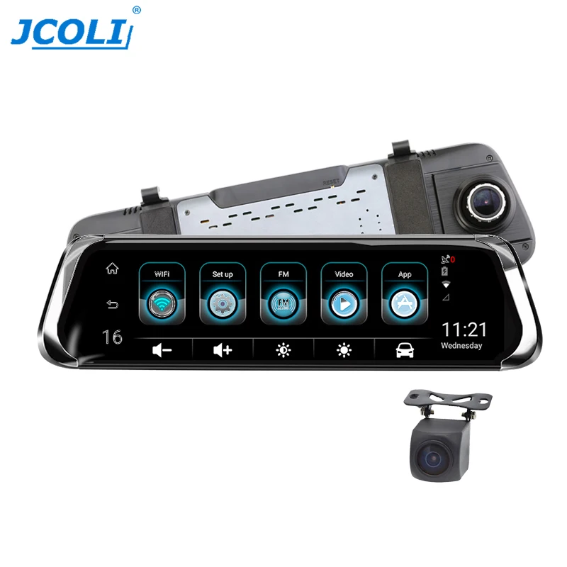 10 'ƊG Android автомобильный монитор с зеркальным отображением DVR рекордер