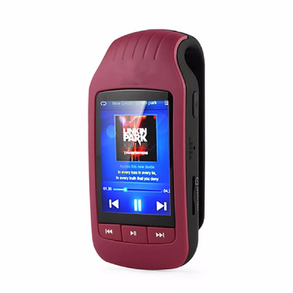 Портативный Bluetooth mp4 плеер с прищепкой 8 ГБ спортивный Pedo Meter FM Радио Видео