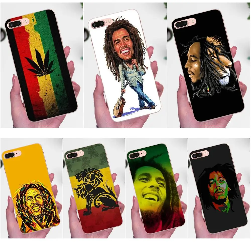 Для LG G4 G5 G6 K4 K7 K8 K10 2017 V10 V20 V30 Stylus Nexus 5 5X G2 G3 mini spirit Soft Mobile Bob Marleys Lion Rasta Reggae|Бамперы| |