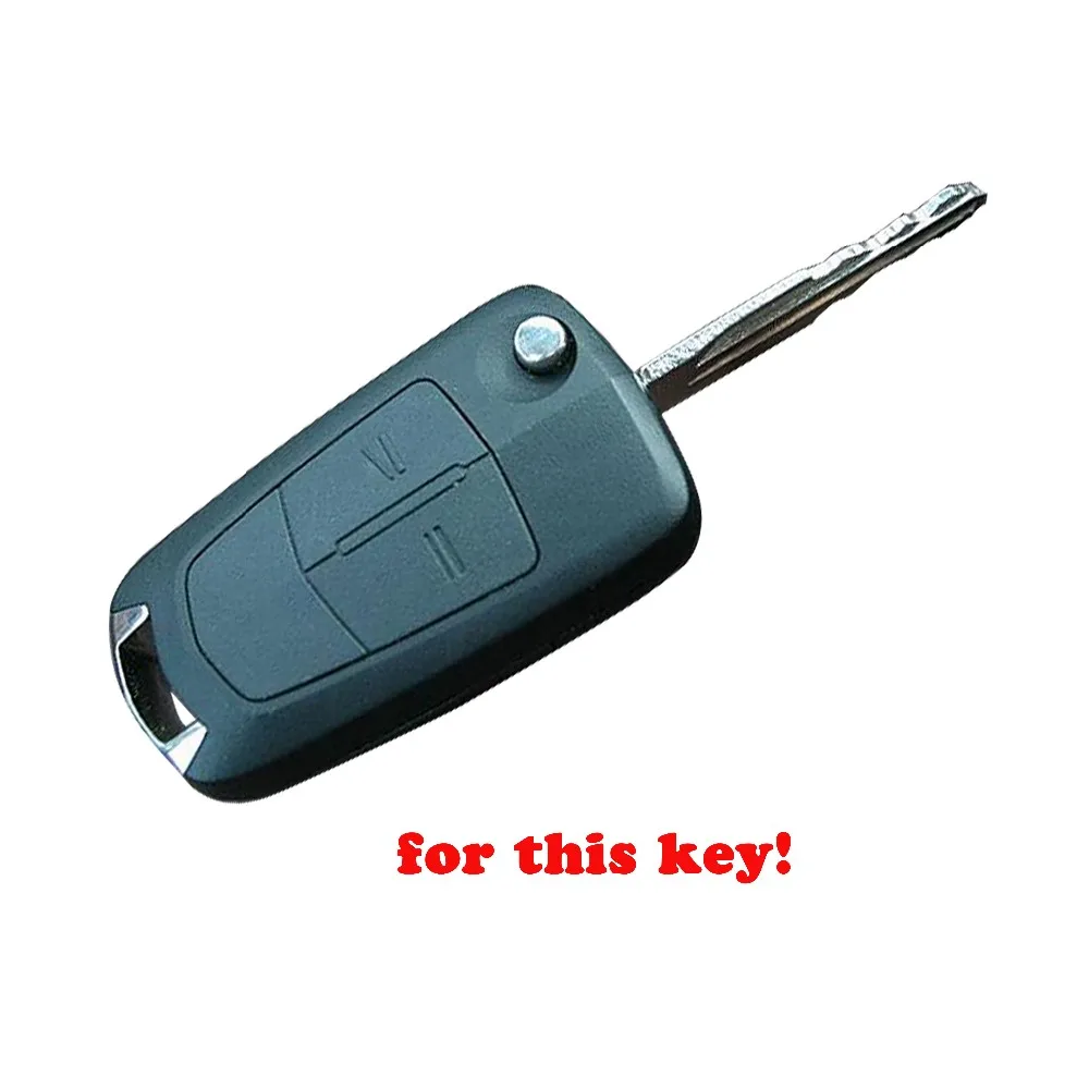 Складной силиконовый чехол для автомобильного ключа Opel Vectra C Astra H Corsa D Zafira|car key