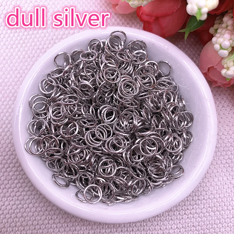 4/6/8mm Jump Ring Single Loop Open Rings Split for Jewelry Necklace Bracelet Chain Connector Findings 04 | Украшения и аксессуары