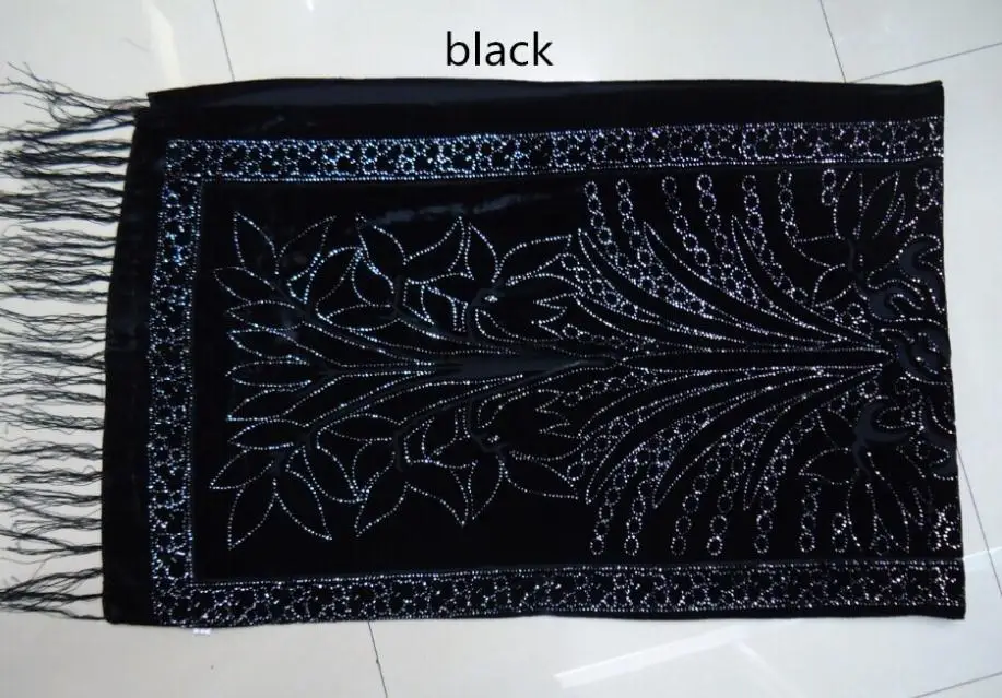 Новая осенне зимняя Серебряная бамбуковая Бархатная шаль Дамское свадебное