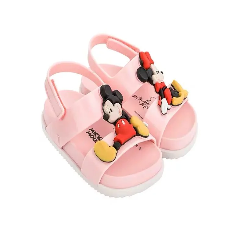 Melissa Ultragirl Mickey/2019 г. Новые летние Пластиковые туфли для девочек и мальчиков