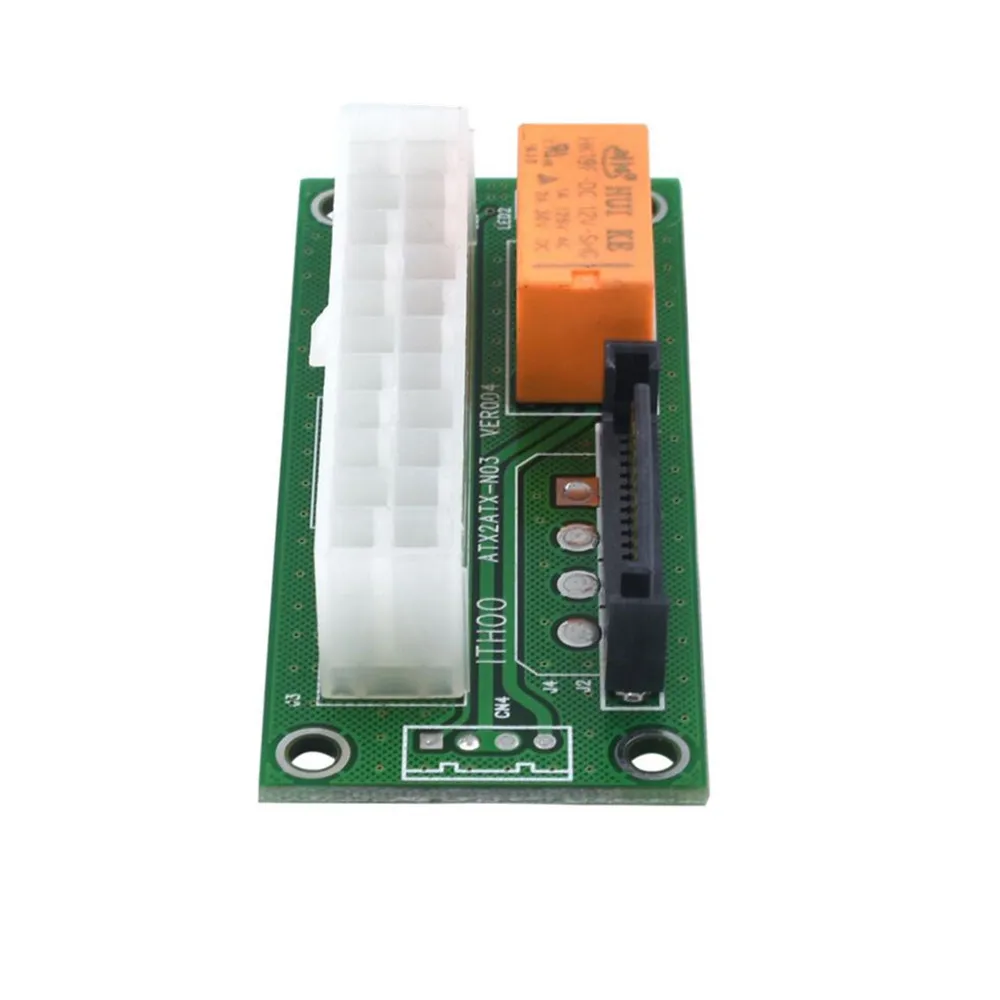 5 шт./лот новейший ATX 24Pin к Molex SATA двойной блок питания синхронизация стартер