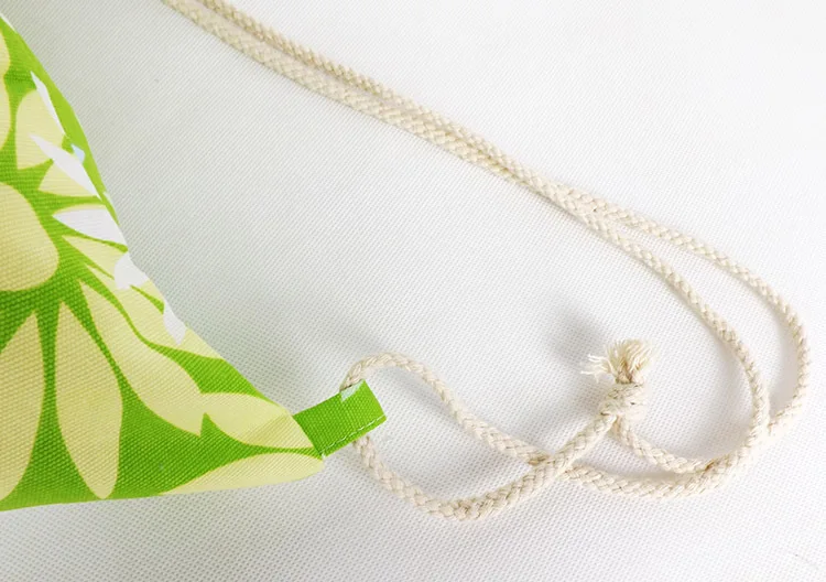 Новый рюкзак YILE из хлопчатобумажной ткани на шнурке Студенческая сумка для книг