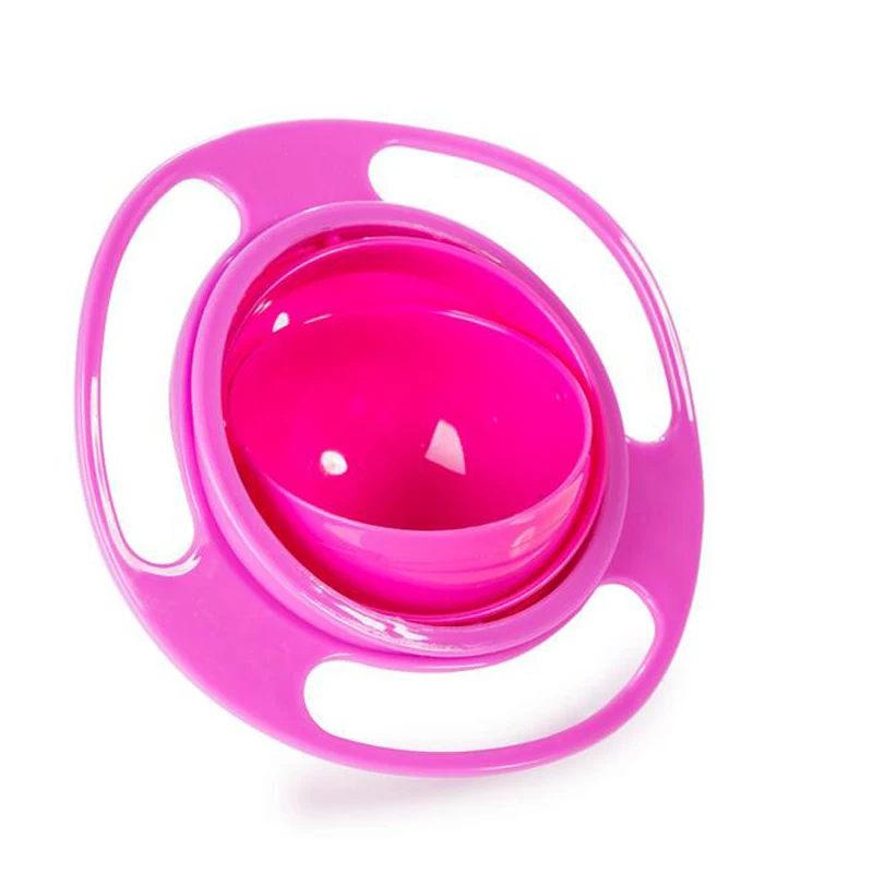 

Baby Feeding Dishes Dinnerware Gyro Bowl Funny Toy Universal 360 Rotate Spill-Proof Dishes Children's Baby Tableware