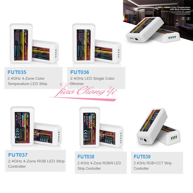 Беспроводной Одноцветный диммер Mi светильник 2 4G RF CCT RGB RGBW + FUT035 FUT036 FUT037 FUT038 FUT039
