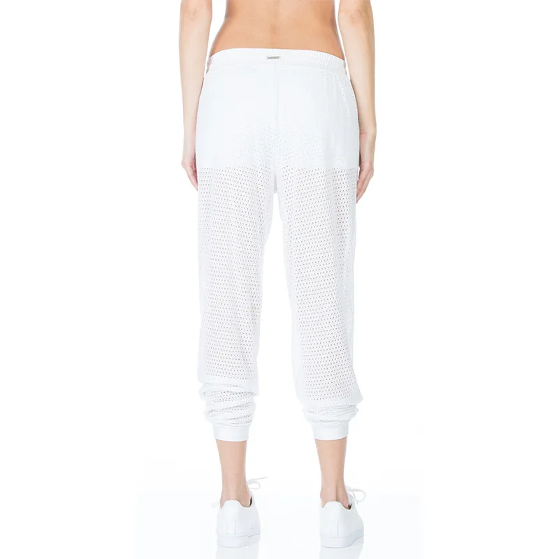 Сетки свободные Спортивные штаны Для женщин широкие брюки Фитнес Бег Брюки