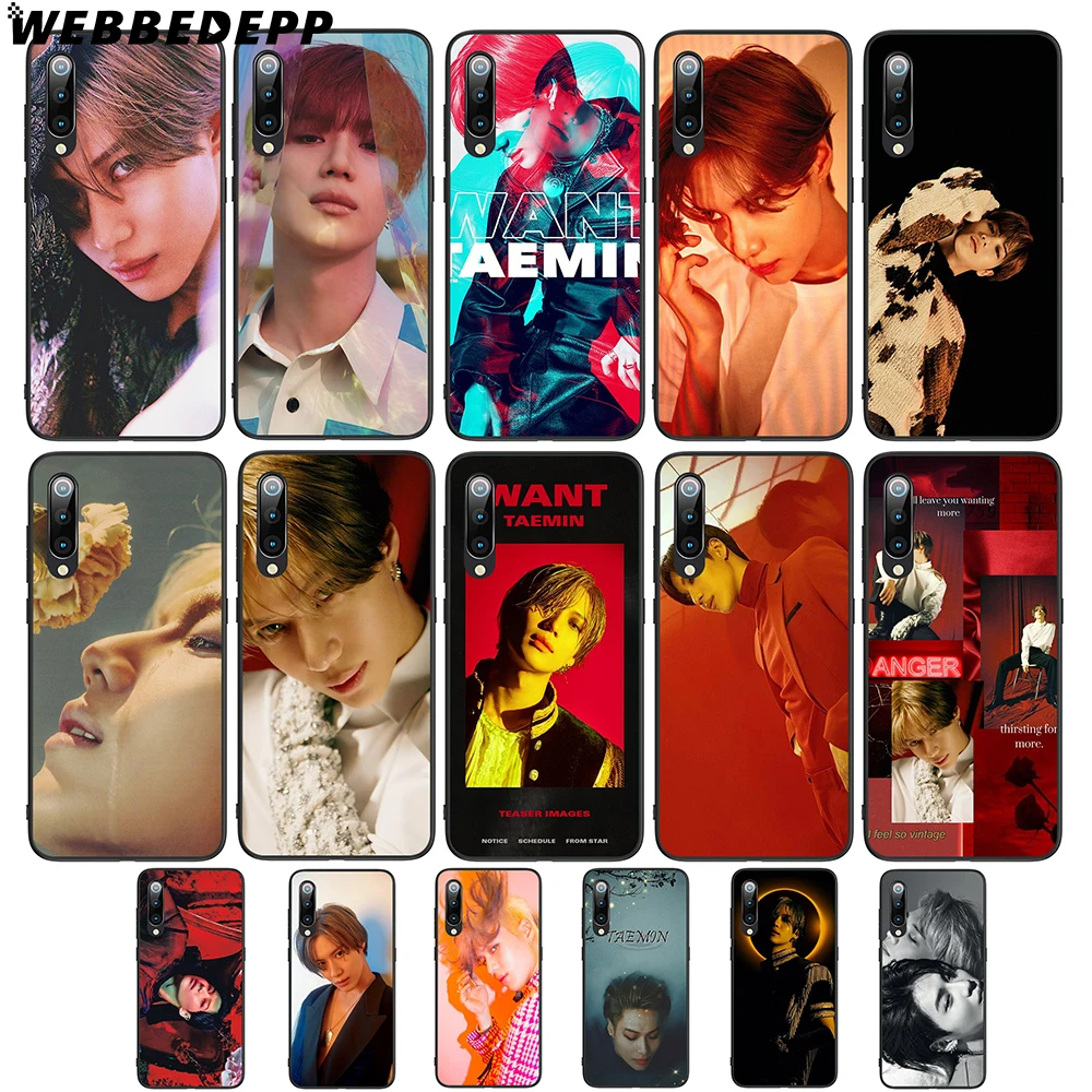 WEBBEDEPP KPOP SHINee Taemin мягкий чехол из ТПУ для Xiaomi Redmi GO Note 4 4X 5 6 pro 5A Prime 7 Pro|Бамперы| |