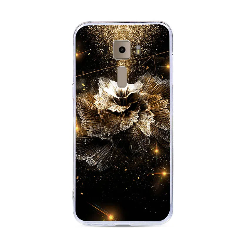 J&ampR Soft Silicone Cover For Asus ZenFone 3 ZE520KL Case Pattern KL/ZE 520 KL Phone Bag Zenfone ZE Cases Printing |