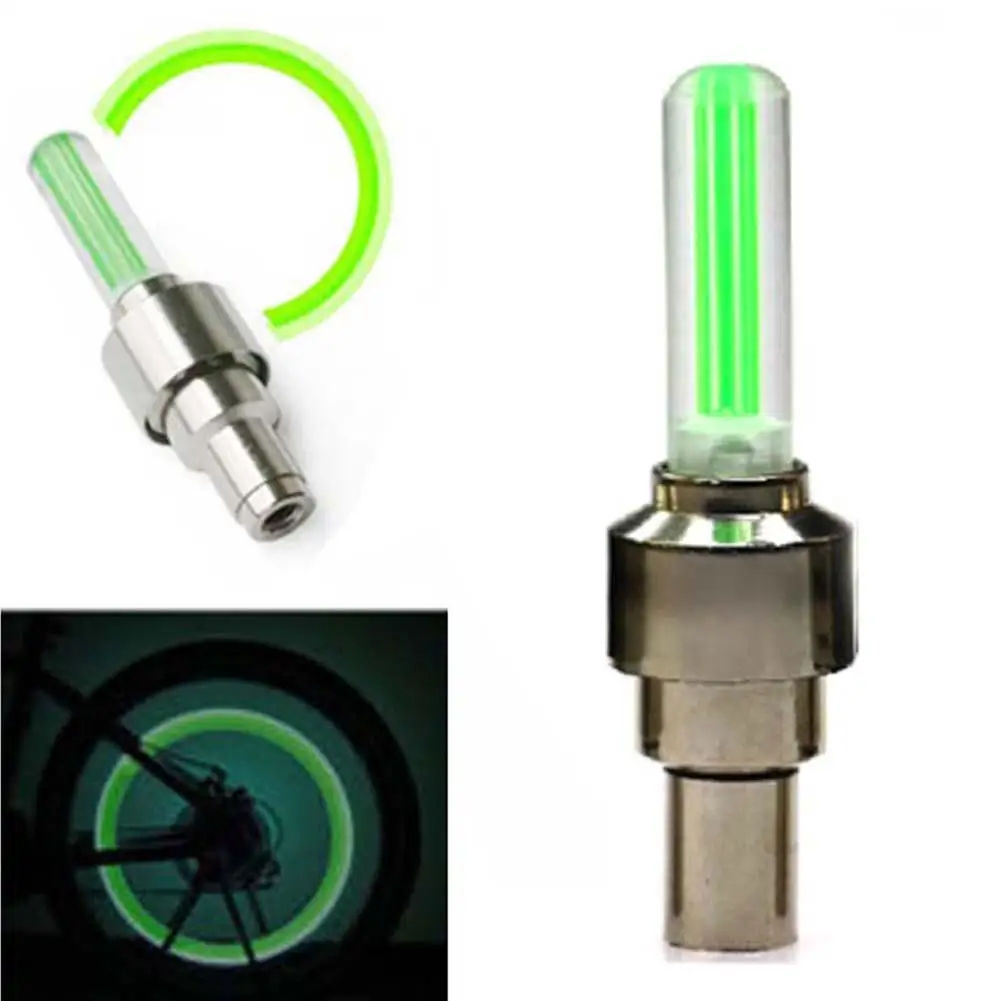 2 шт./комплект уличный велосипедный светодиодный неоновый клапан газового сопла