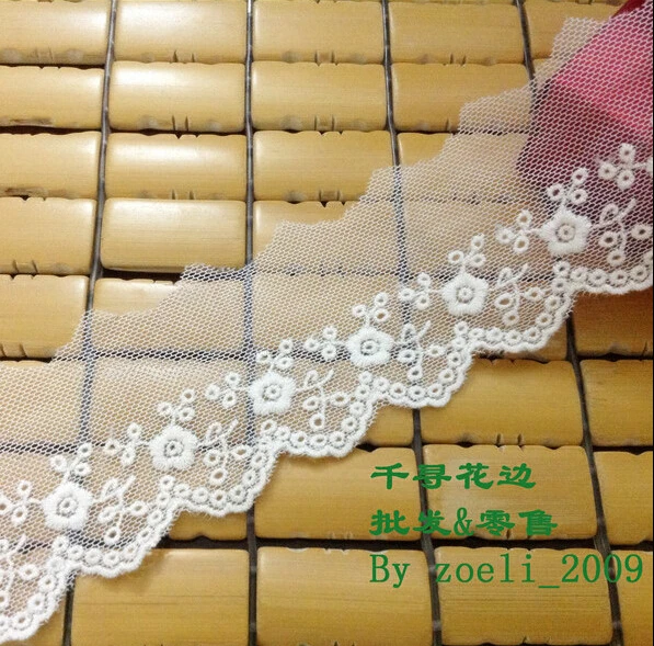 20 ярдов 5 см 1 96 дюйма широкая сетчатая Тюлевая ткань цвета слоновой кости ленты