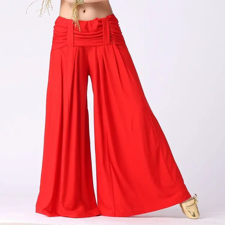 Belly dance belly straight pants trousers big boot cut skirt | Тематическая одежда и униформа