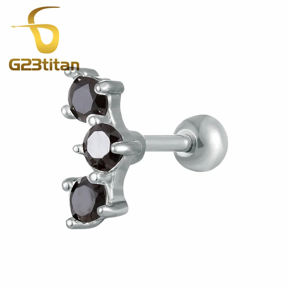Ear Tragus Модный пирсинг хряща уха кольцо кристалл серьги шпильки 16 г Ушная спираль плетение ушной раковины пирсинг-штанга женские ювелирные изделия для тела - Окраска металла: Ear Tragus
