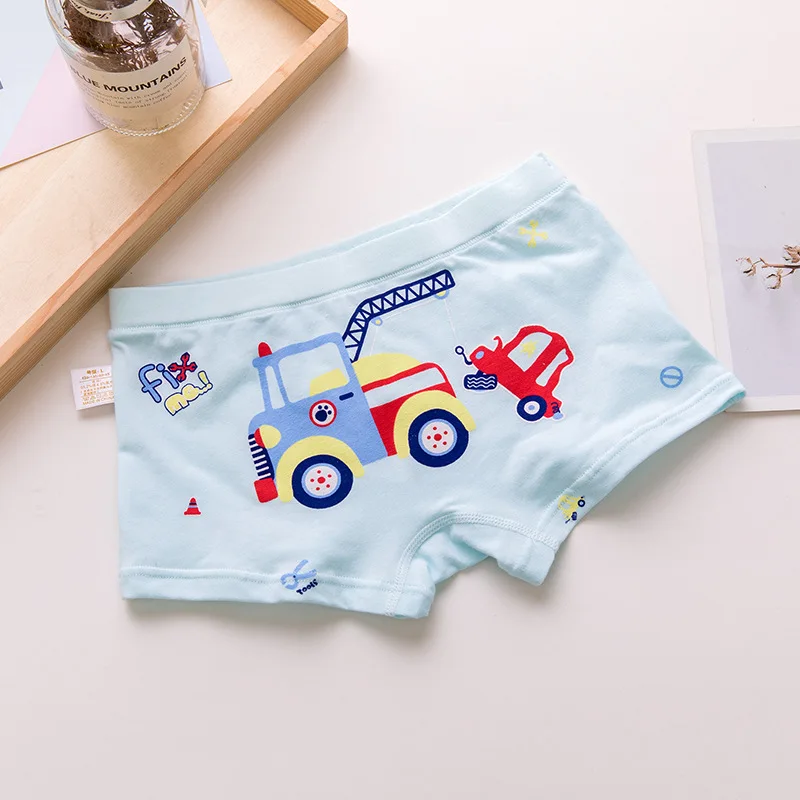 Высококачественное нижнее белье для мальчиков 10 шт. хлопковые детские трусики