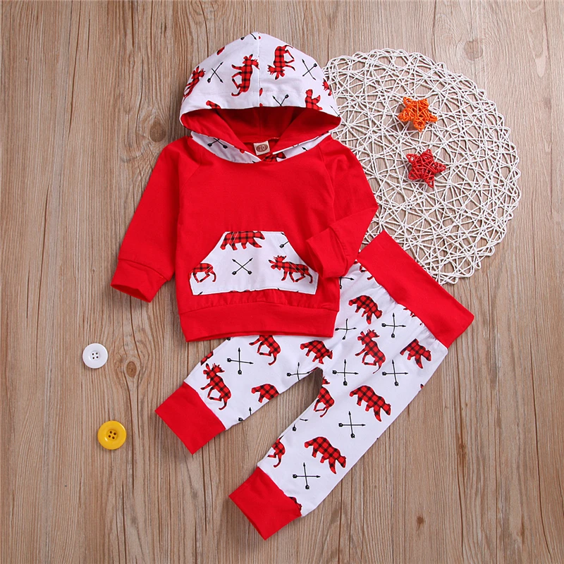 Толстовка с капюшоном длинными рукавами и рисунком из мультфильма для малышей +