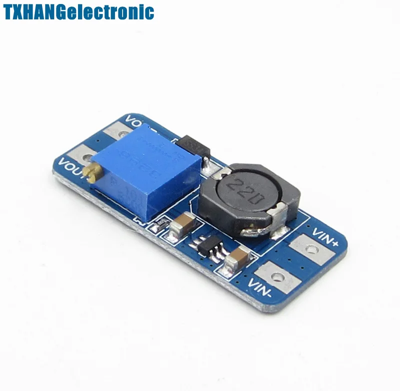 10 шт. MT3608 шаг вверх Мощность нанесите усилитель силовой модуль для arduino DC-DC 2 V-24 V 2A