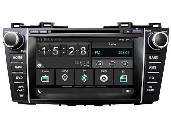 Для Mazda 5 dvd плеер автомобиля стерео аудио головное устройство емкостный