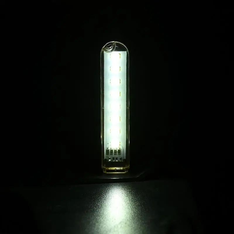 Мини USB СВЕТОДИОДНЫЙ книга светильник с 3 светодиодный s 8 24 лампы 5V Мощность