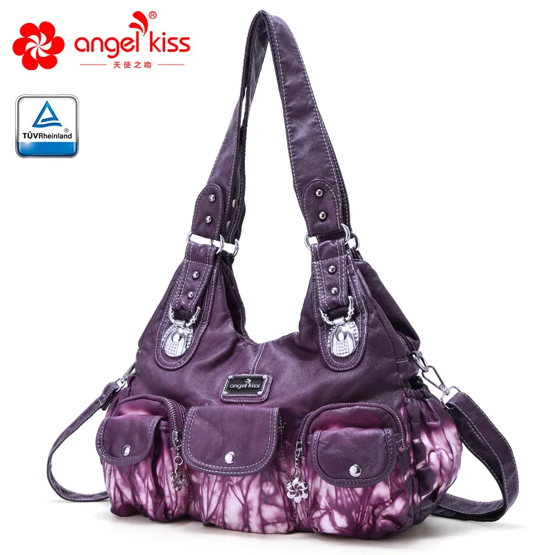 Angelkiss женские сумки одноцветные с постепенным изменением цвета повседневные на
