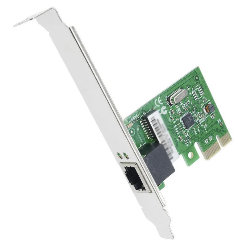 Гигабитный Ethernet LAN PCI-E Exrpess сетевой адаптер карты Настольный контроллер интерфейс