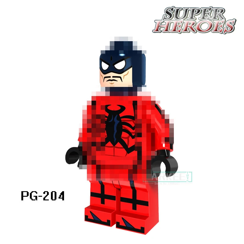 PG8057 строительные блоки паук женщина Паладин Venom цифры PG206 Мстители Superhero Звездные