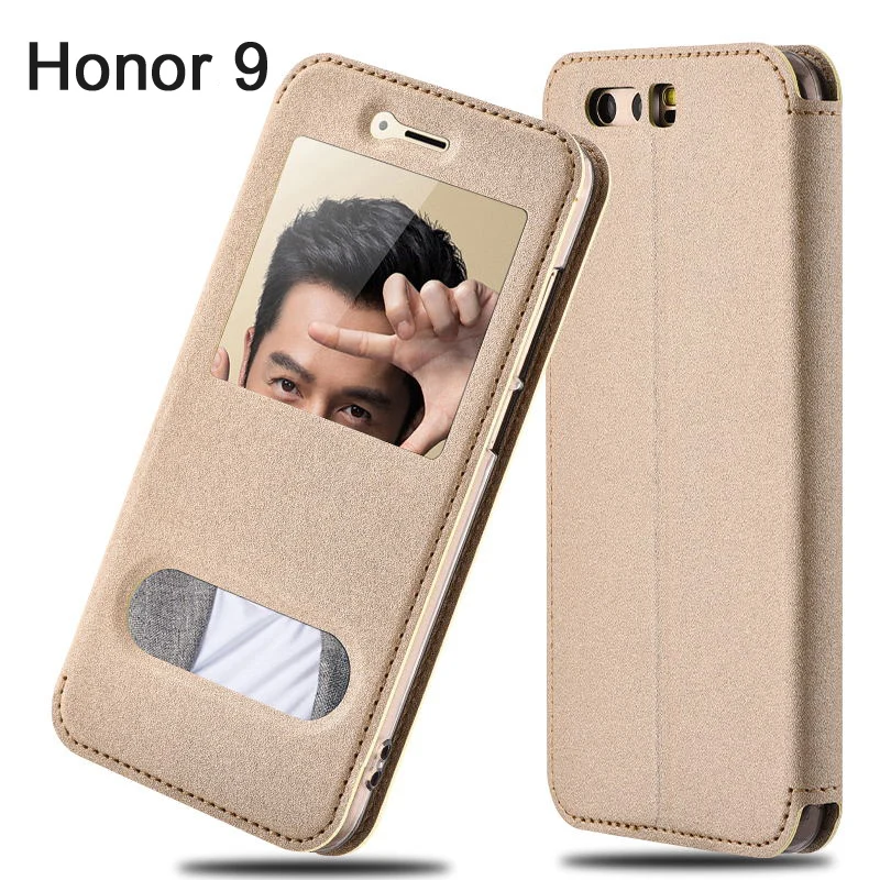 Чехол для Huawei Honor 9 lite кожаный чехол с окошком honor 8 Новый 7 V10/V9/V8 honor9 |