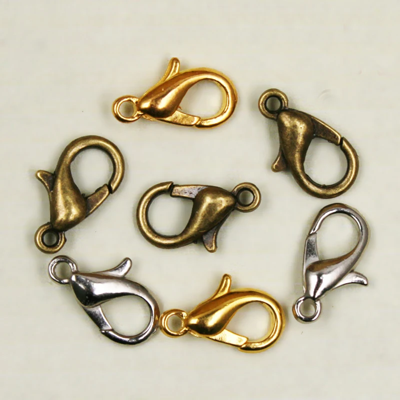 Крючки с застежкой лобстером ОБЖИМНАЯ пружина защелкивающиеся соединители