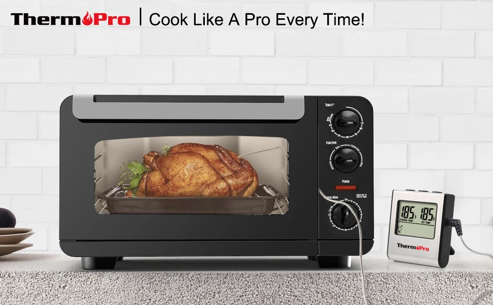 Оригинальный Цифровой Кухонный Термометр Thermopro TP 16 с таймером для приготовления