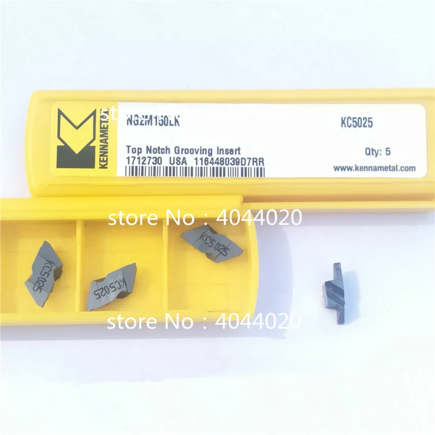 Kennametal NG2M150LK KC5025 5 шт. карбдная вставка