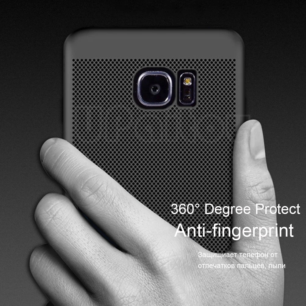 UPaitou Heat Dissipation Case for Samsung Galaxy S6 Edge G925 Ultra Cases Hard PC Thin Slim Cover G925F |