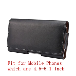 genuine leather belt clip holster case for 4 5 5 1 mobile phone pouch cover for xiaomi redmi 6a case for iphone 6 phone bag free global shipping