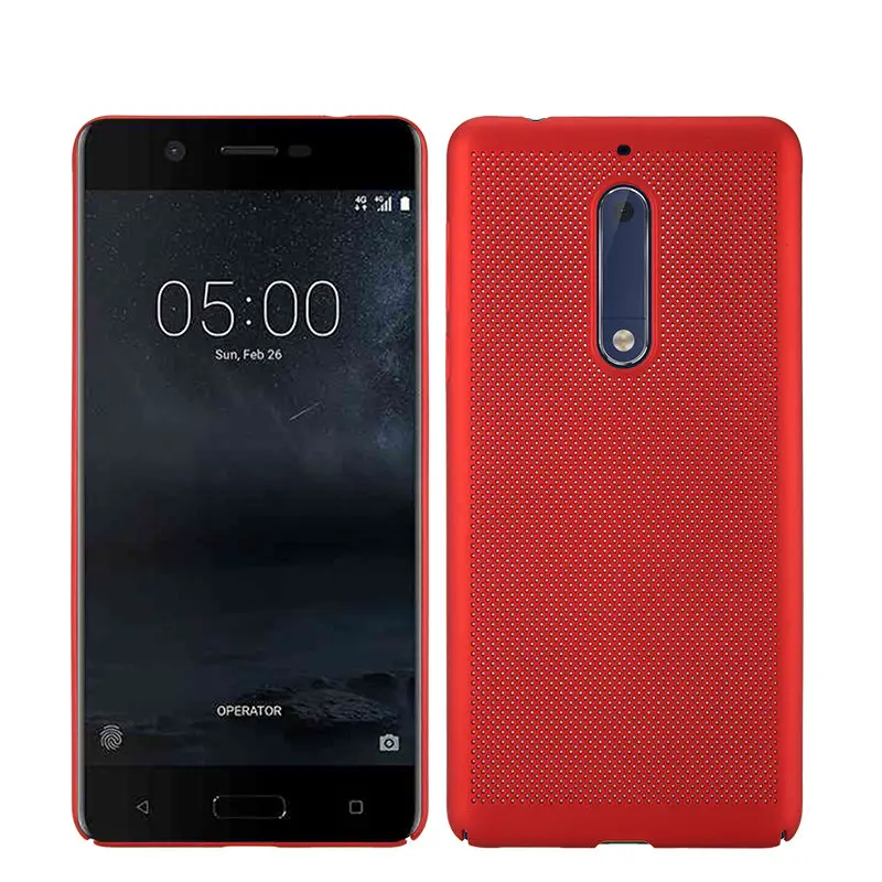 Snzvok Новый чехол для телефона хороший теплоотвод Nokia 3 5 6 8 сплошной цвет Жесткий ПК