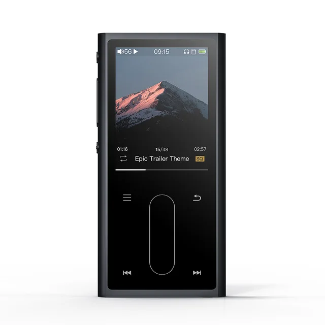 FiiO M3K металлический корпус Спорт Аудио Мини ЖК-экран HiFi Mp3 плеер Музыка Аудио Mp 3 с голосовой Recoder для студентов, детей - Цвет: Черный