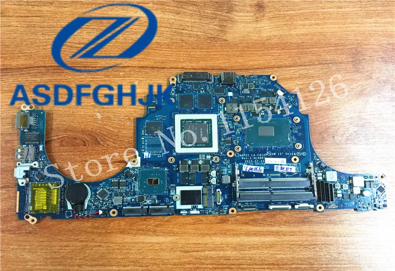 Материнская плата для ноутбука CN 0DVV6W DVV6W LA C912P Dell Alienware 17 R3 серии i7 6700HQ