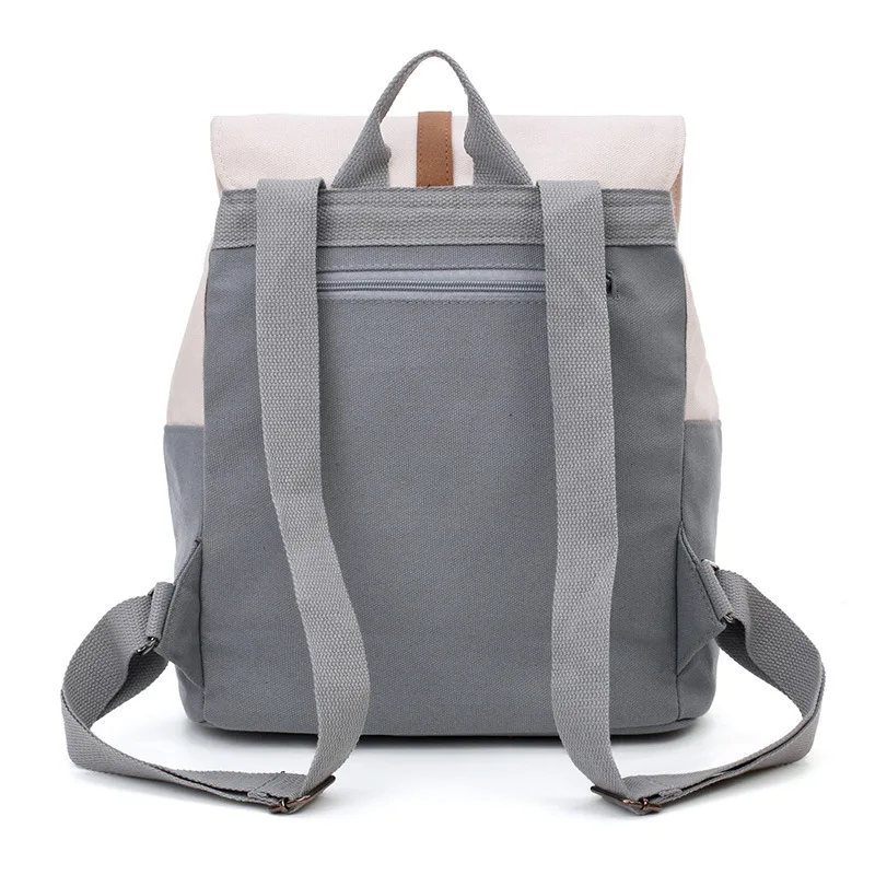 Винтажная Холщовая Сумка через плечо женский рюкзак Mochila Escolar школьные сумки для